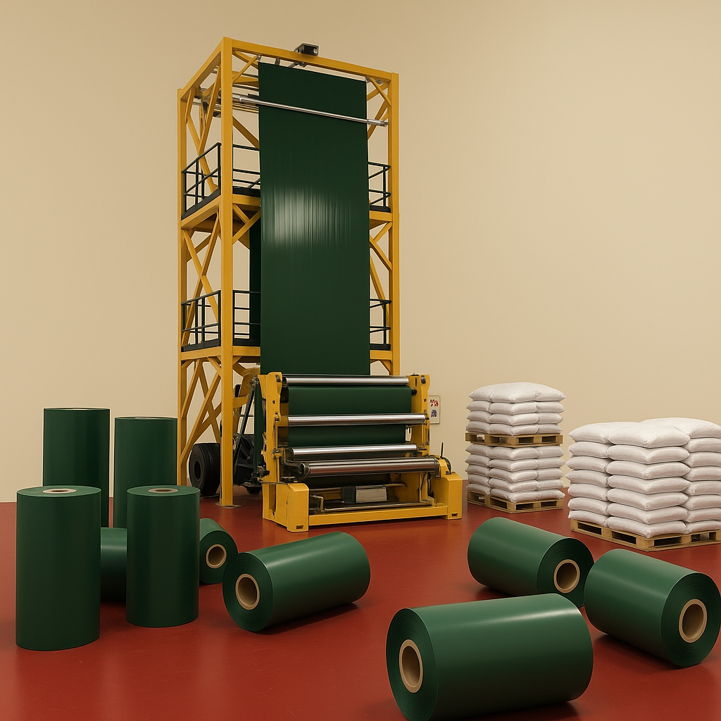Proceso de extrusión de polietileno